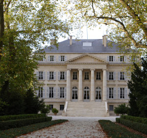 estate Chateau Margaux. Frontward view